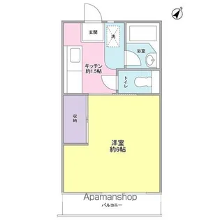 メゾン・ルミエール【1階】の間取り