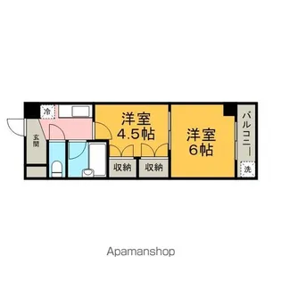クリアドル北山【405号室】の間取り