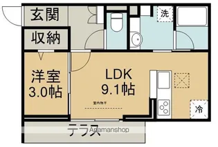 D-Sereno東田町【1階】の間取り