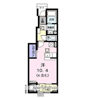 ボンヌ シャンス E【1階】の間取り