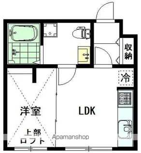 ビジュー三鷹レジデンス【203号室】の間取り
