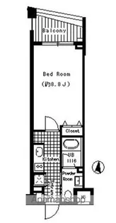 1Kの間取り画像