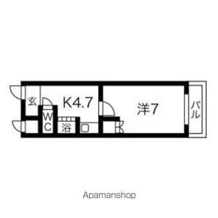 ヤング宮上【3階】の間取り