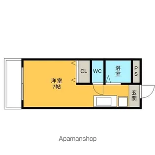 ウイング多々良【306号室】の間取り