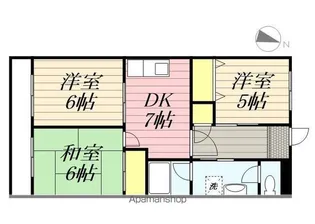 ブランボヌール松戸【2階】の間取り