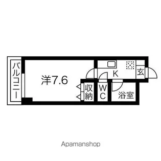 プリミエール幸心【2階】の間取り