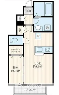 ガーデンテラス石神井公園【101号室】の間取り