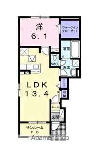 RISE Ⅱ【1階】の間取り