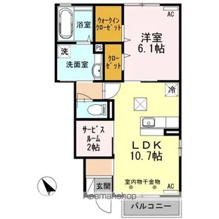イストリア【1階】の間取り