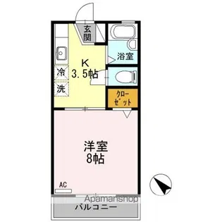 シャルマンS【2階】の間取り