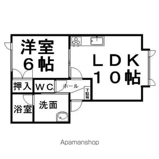 オニオンハイツ【1階】の間取り