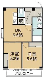 プリエ白鳥【3階】の間取り