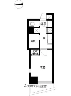 東京都中野区本町6丁目【マンション】の間取り