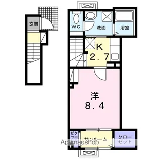 GRAN NOIR Ⅰ【2階】の間取り