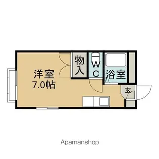 ルミエール旭【1階】の間取り