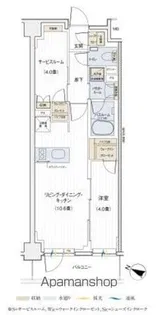 デュオステージ浦和岸町【5階】の間取り