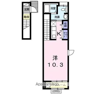 クラール 澤【2階】の間取り