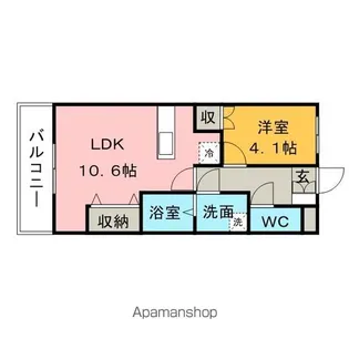 SONNETTE Ⅰ【1階】の間取り