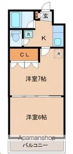 イーグルハイツ萩野町【507号室】の間取り