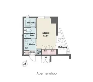 MFPR代々木タワー【6階】の間取り
