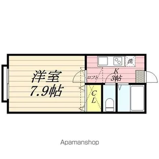 ホワイトキャッスル遠見塚7番館【1階】の間取り