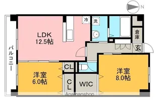 VILLA BRICK【2階】の間取り