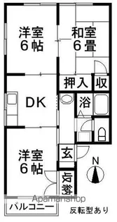 パークシティー高山【202号室】の間取り