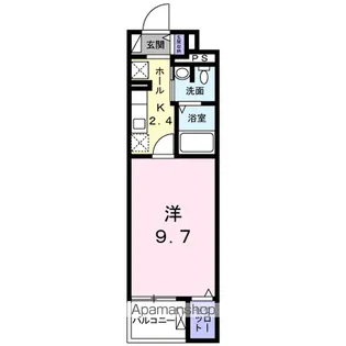 ロイヤルナカダ【1階】の間取り