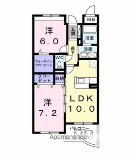 アルフレンテ【3階】の間取り