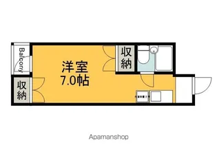 パラドール廿日市佐方【307号室】の間取り