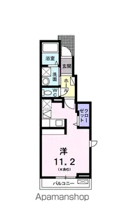 メイビオーラⅢ【1階】の間取り
