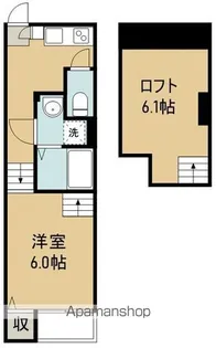 ハーモニーテラス宮城野原【2階】の間取り