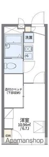 レオパレス清海【2階】の間取り