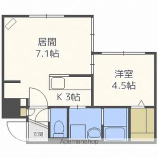 グランメール澄川駅南【3階】の間取り