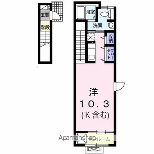 フォンターナ・コート【2階】の間取り
