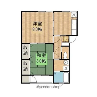 ドルフィンハウス【103号室】の間取り