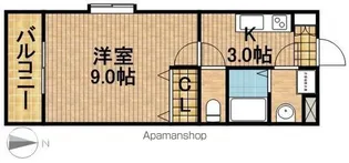 たちばな壱番館【1階】の間取り