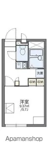 レオパレススワンレイクみのり【110号室】の間取り