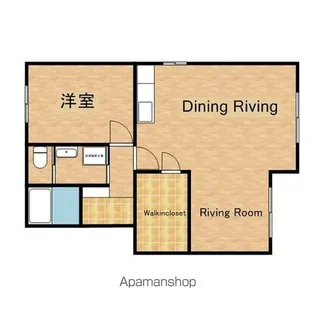 スカイシャトウ城山Ⅰ【4階】の間取り