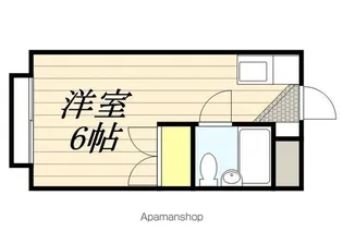オレンジコーポ【1階】の間取り