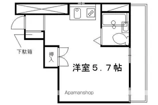 TAT BUILDING【301号室】の間取り