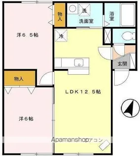 ウィルモアレラ【1階】の間取り