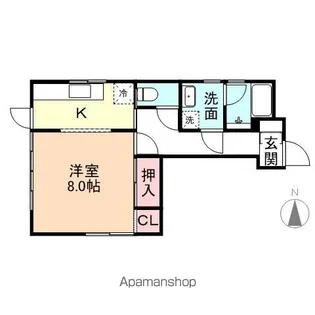 サンリッチ堀川小泉【1階】の間取り