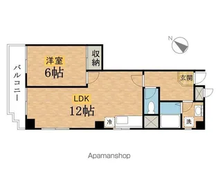 ダイワハイツ八王子【401号室】の間取り