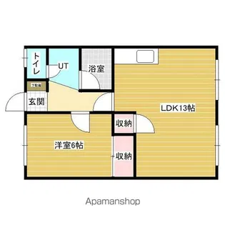 オリスA【1階】の間取り