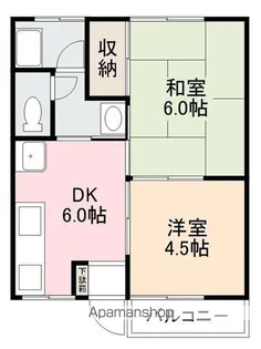 林マンション【1階】の間取り