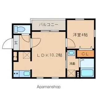 CASSINA【1階】の間取り