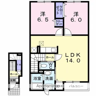 グレイス・柴田【2階】の間取り