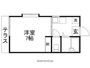 メゾンド池亀弐番館【2105号室】の間取り