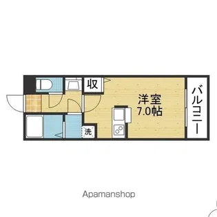 ウエストランドK【304号室】の間取り